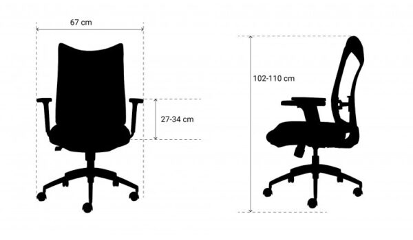 Ghế công thái học Porty 02 - Hình ảnh 5