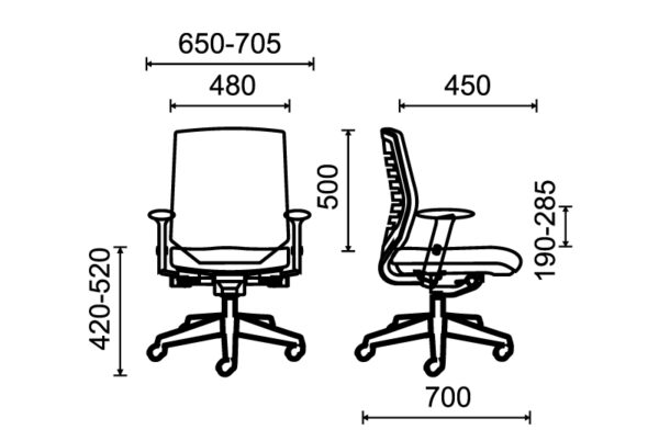 Ghế văn phòng cao cấp Vita 03 - Hình ảnh 4