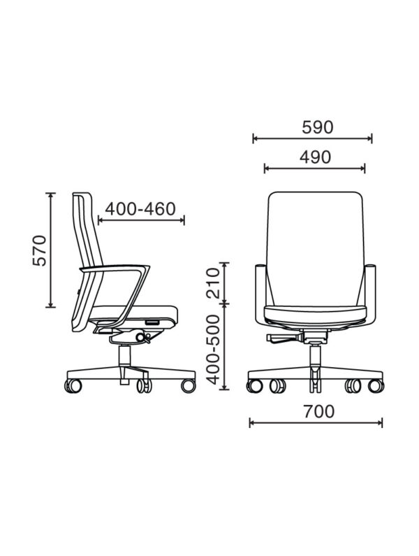 Ghế văn phòng cao cấp Sunstar 02 - Hình ảnh 5