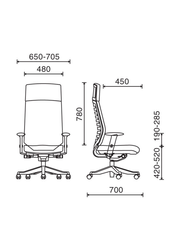 Ghế lãnh đạo nhập khẩu Vita 01 - Hình ảnh 4