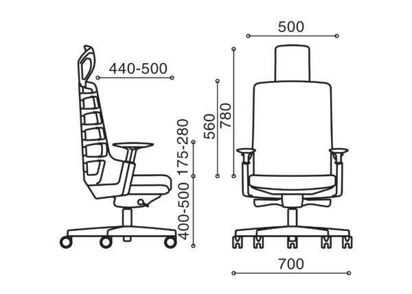 Ghế lãnh đạo nâng đỡ cột sống Spider 01 - Hình ảnh 3