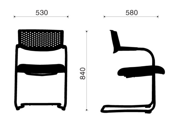 Ghế chân quỳ M1013-01 - Hình ảnh 4