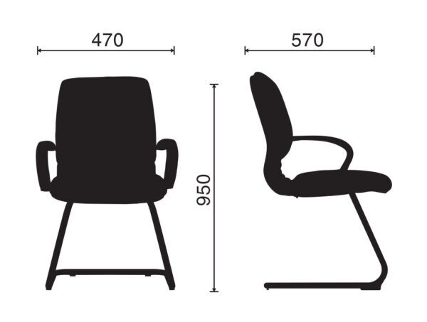 Ghế phòng họp M1020-04 - Hình ảnh 3