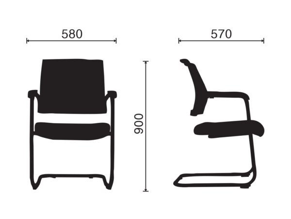 Ghế chân quỳ M1053 - Hình ảnh 5