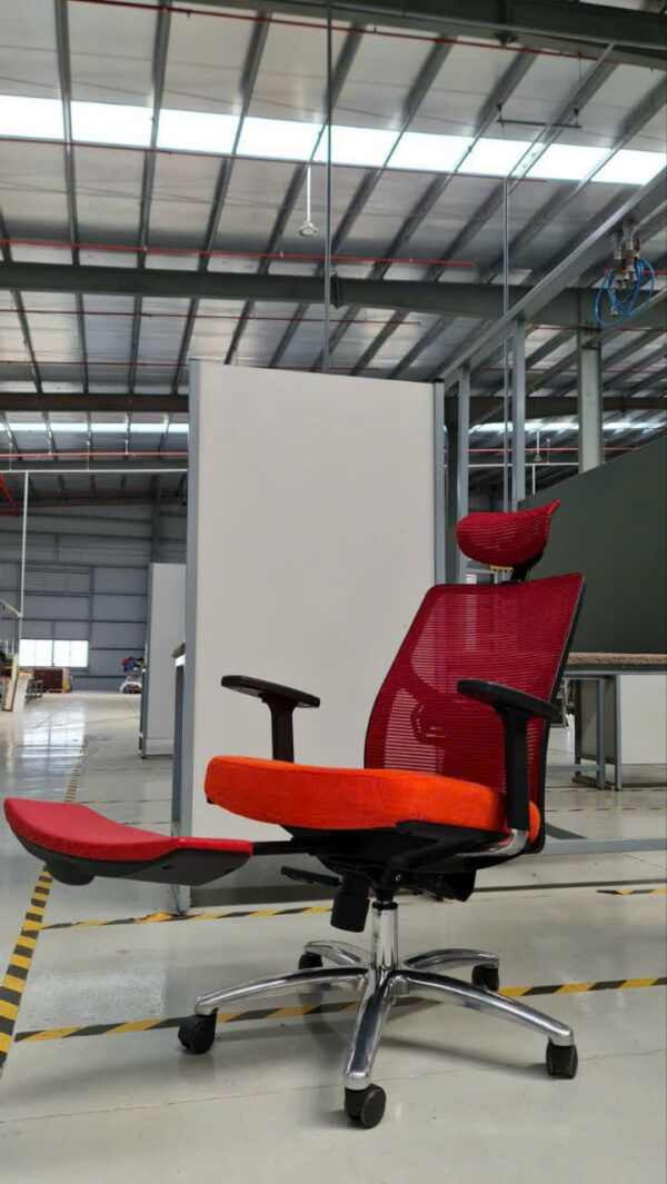 Ghế Xoay lưng lưới cao cấp REX F có gác chân - Ảnh 9