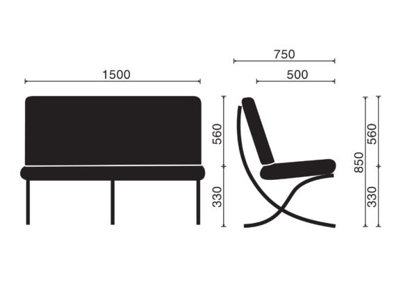 Ghế Sofa Barcelona 02 - Hình ảnh 3