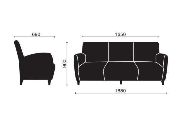 Ghế Sofa Bardi 03 - Hình ảnh 2