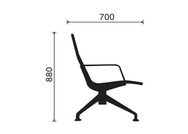 Ghế băng chờ Killy 4 chỗ - Hình ảnh 3