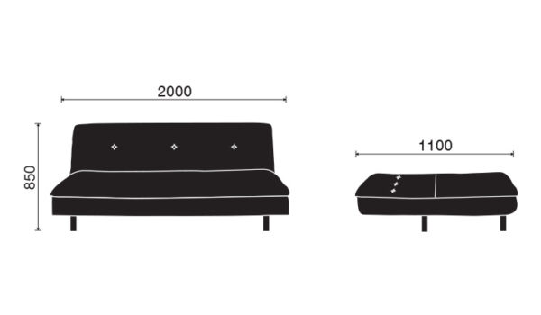 Sofa Bed SB-12 - Hình ảnh 4