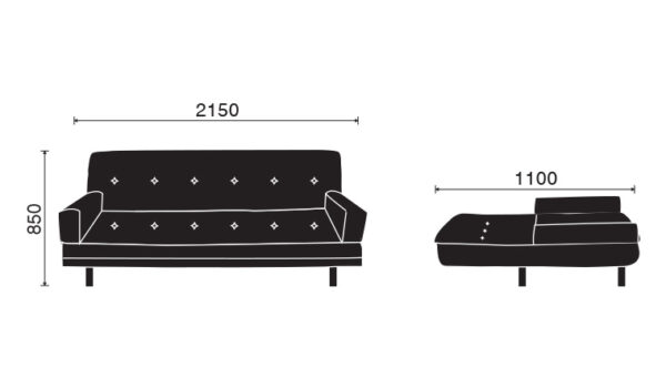 Sofa Bed SB-13 - Hình ảnh 3