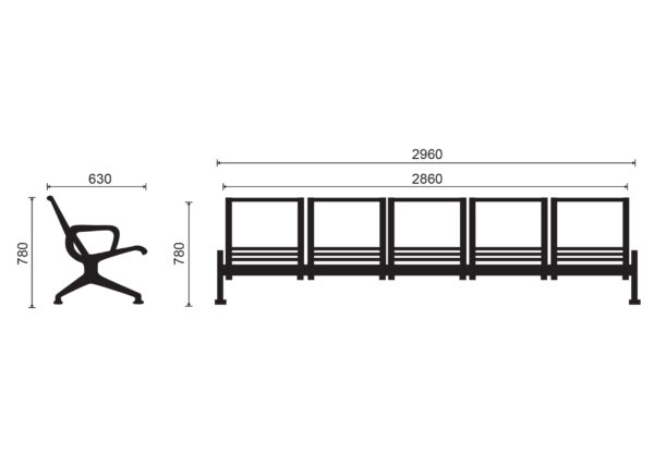 Ghế băng chờ Sitz 01-05 - Hình ảnh 3