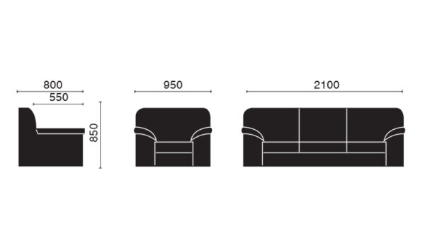 Ghế sofa T014-02 - Hình ảnh 2