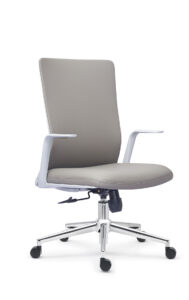 Ghế xoay văn phòng lưng da BK B003X